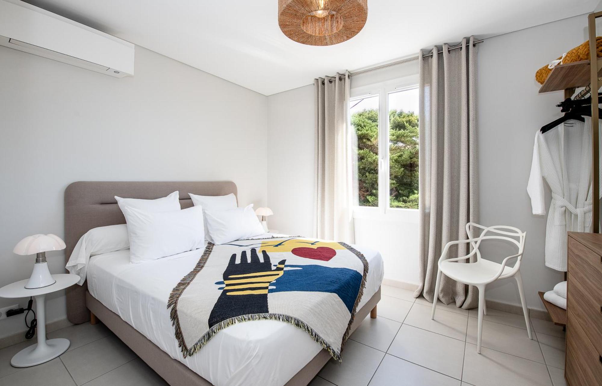 Confortable T2 Vue Mer Avec Terrasse Amenagee Et Parking Prive, Plage Et Port A Pied Санари-сюр-Мер Экстерьер фото